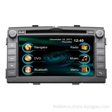 7 Inch TFT LCD Touch Screen Car DVD GPS Navigation System for KIA Sorento with Bluetooth+Radio+iPod+Video